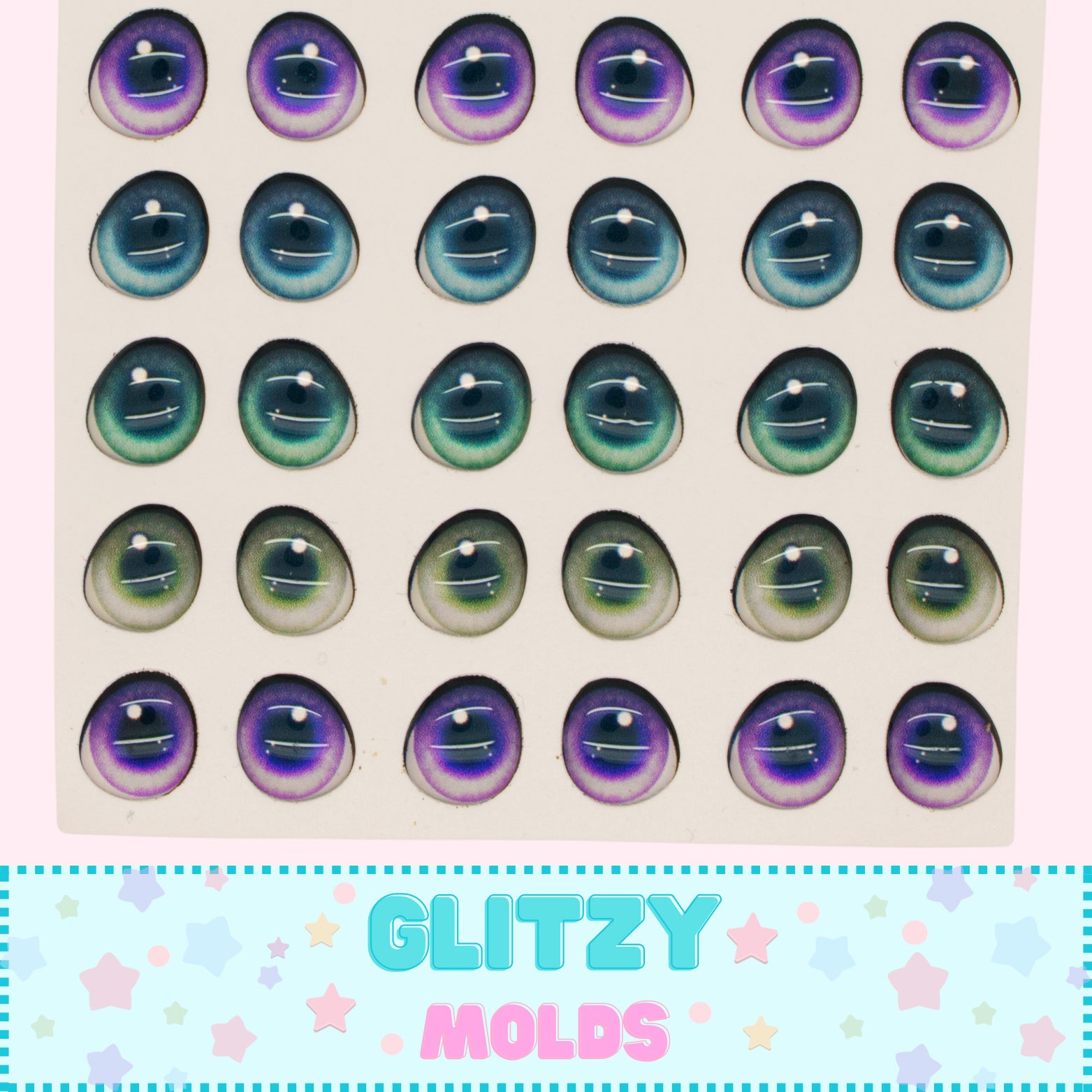 3D Eye Stickers, 3D Resin Eyes, Ojos Resinados 3D, Ojitos Auto adherib –  Glitzy Molds
