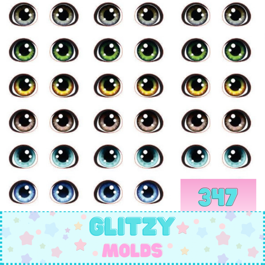 3D Eye Stickers, 5mm, Self Adhesive Decals VG-347