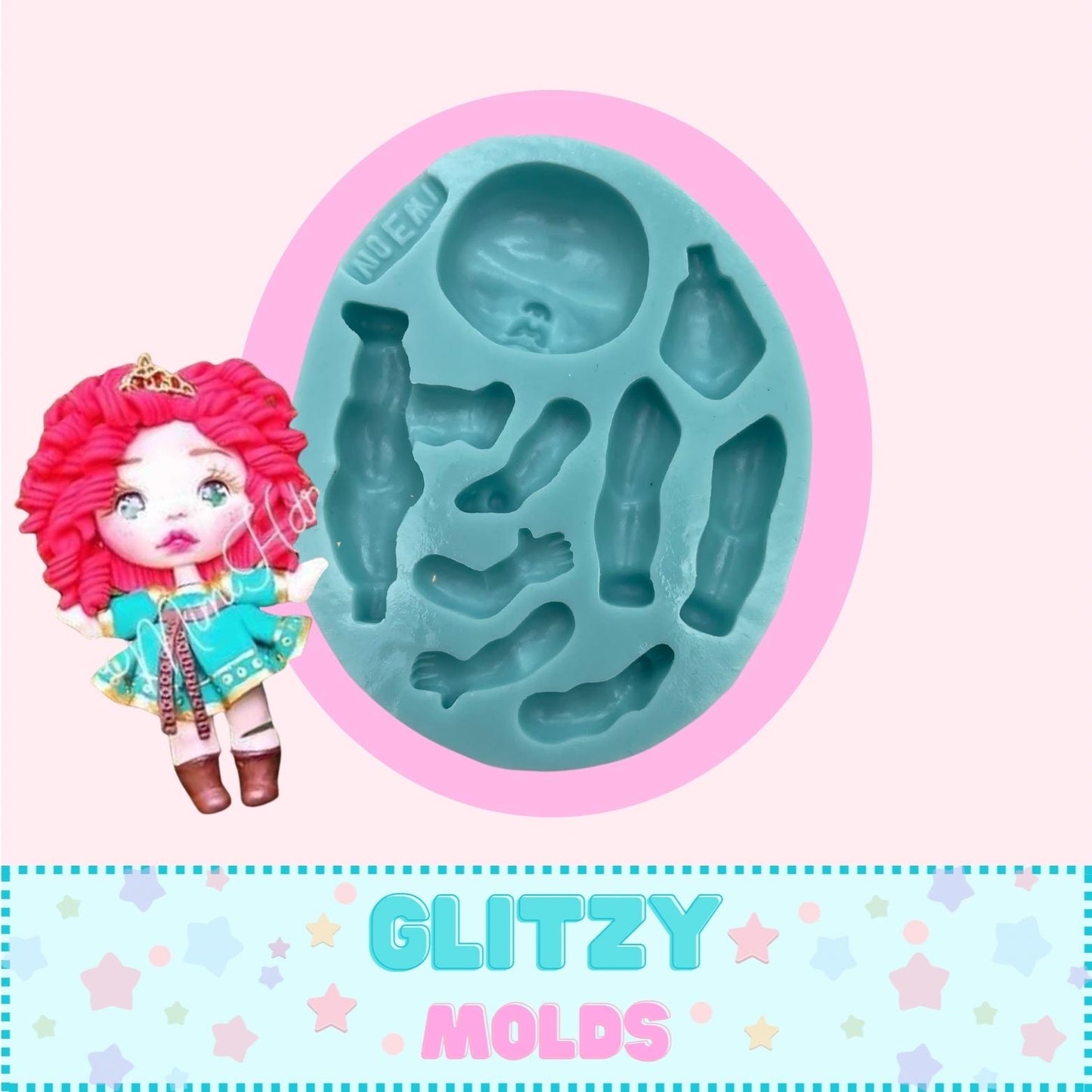 Baby Nancy Hope, Clays Silicone Mold, Molde Nancy Hope de Noemi Hernandez NH-48