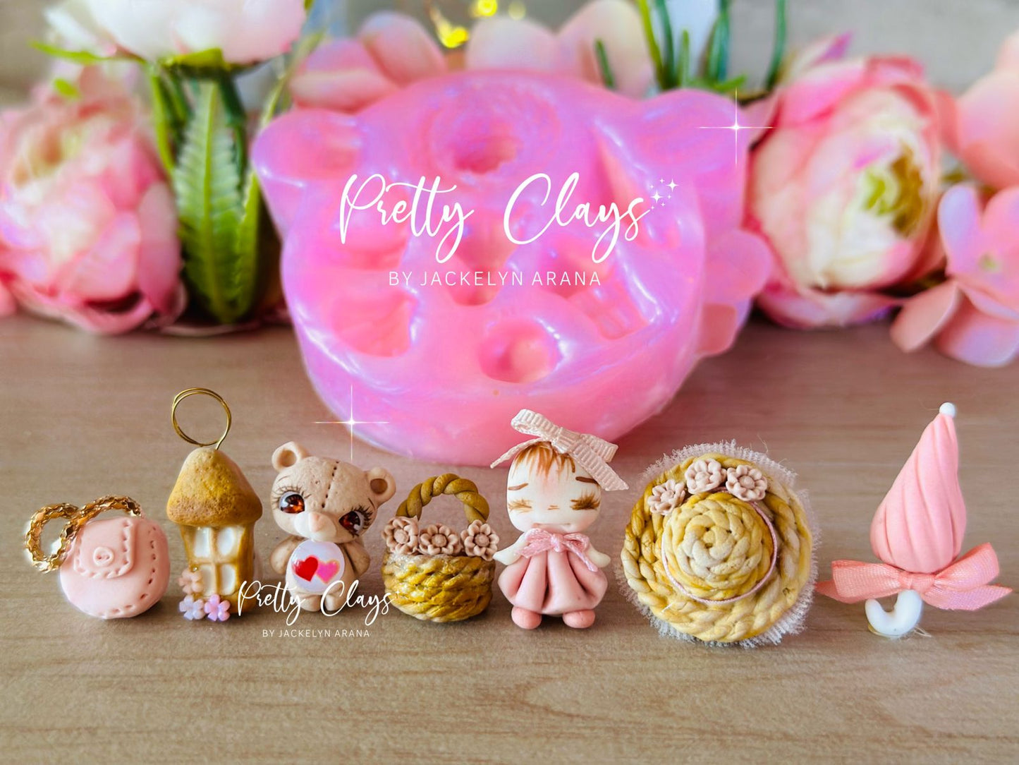 Molde Complementos Vintage de Pretty Clays Molds