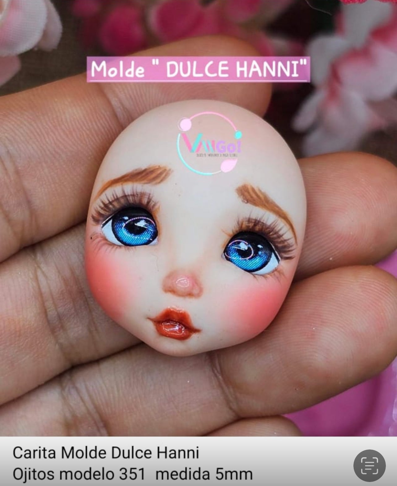 Dulce Hanni, Doll Silicone Mold, Fascinación Collection by Vango VG-DH6