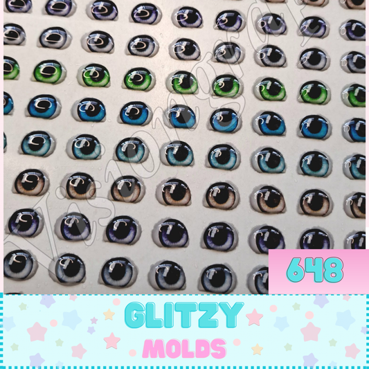 3D Eye Stickers, 5mm, Self Adhesive VG-648