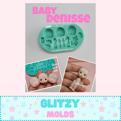 Baby Denisse Mold, Molde Baby Denisse, Moldes de Silicone Edith Hernandez EH-5.23.1