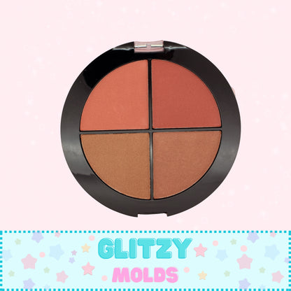 Blush and Tan Shading Palette, Paleta de Matizado para Piel y Mejillas BBP-1