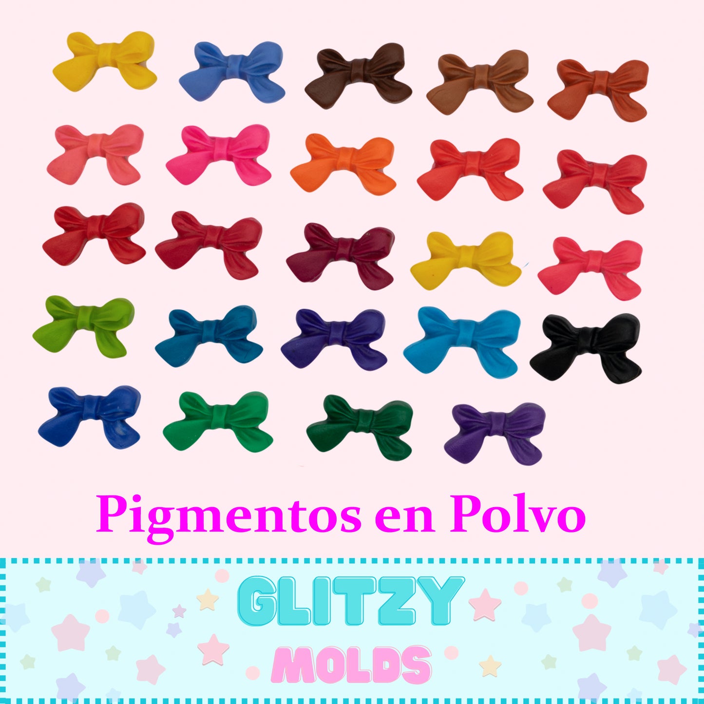 Matte Powder Pigments for Cold Porcelain, Pigmentos en Polvo para Porcelana Fria