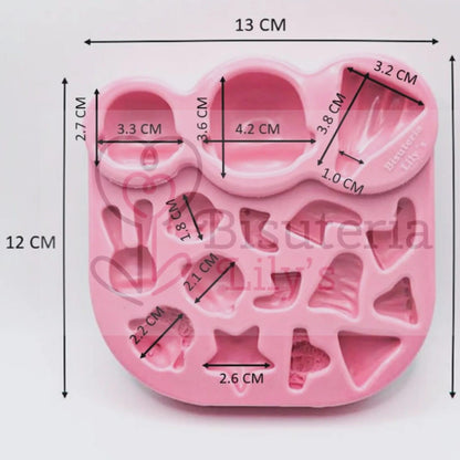 Molde Mini Nacimiento, Molde de Silicon de Bisutería Lily's