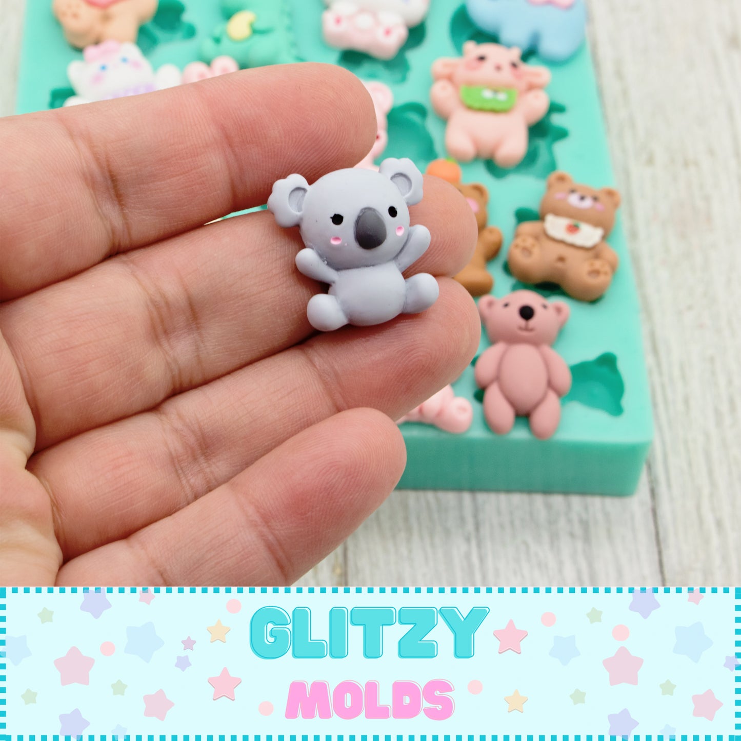 Cute Pets Complements, Silicone Mold, Molde Mini Mascotitas, Molde Complementos  GM-2.27-1