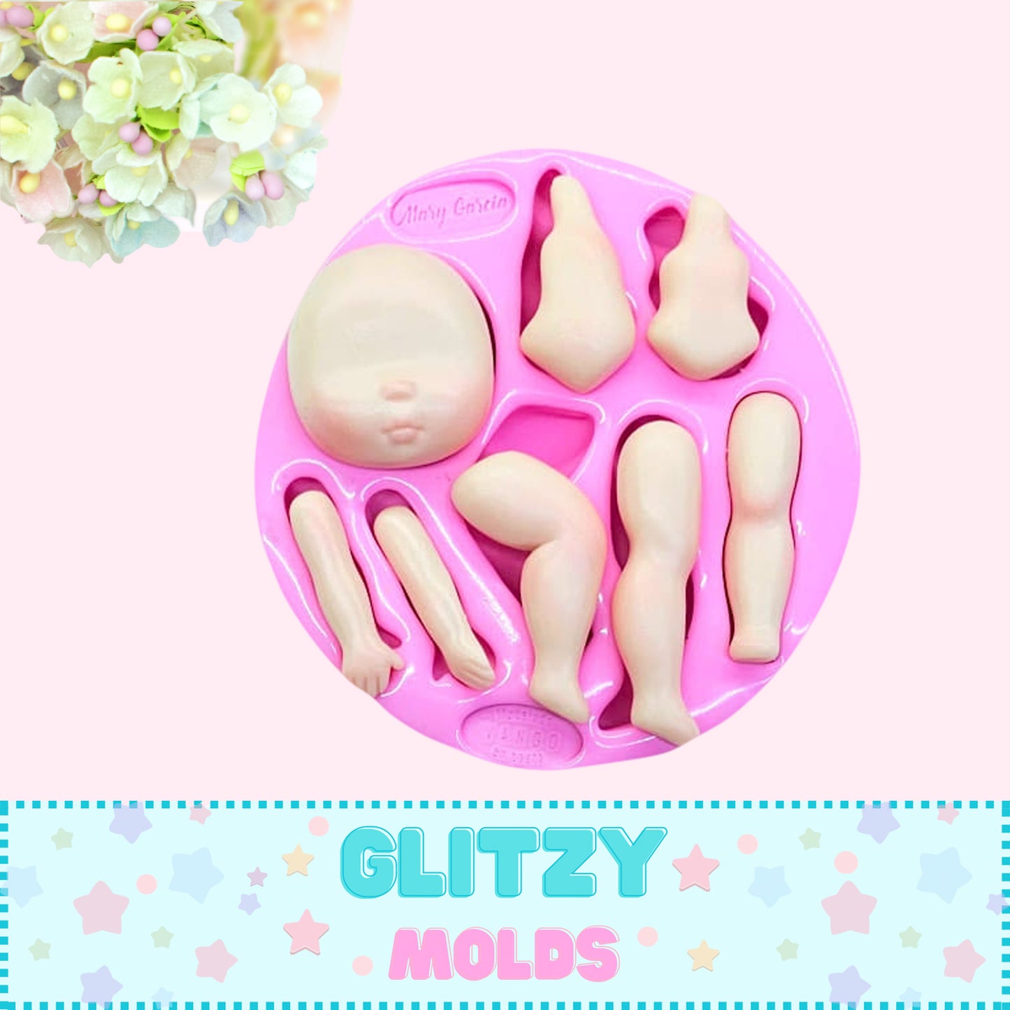 Dalila Doll, Silicone Mold, Molde Dalila de Vango en colaboracion con Mari Garcia MG-100