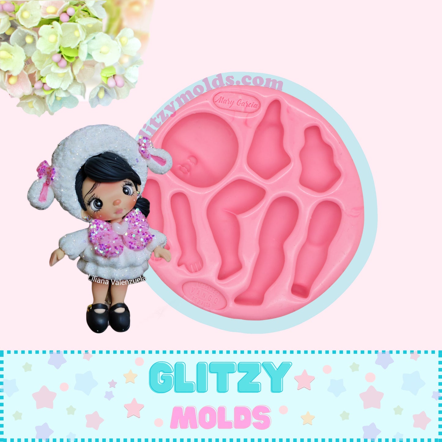 Dalila Doll, Silicone Mold, Molde Dalila de Vango en colaboracion con Mari Garcia MG-100