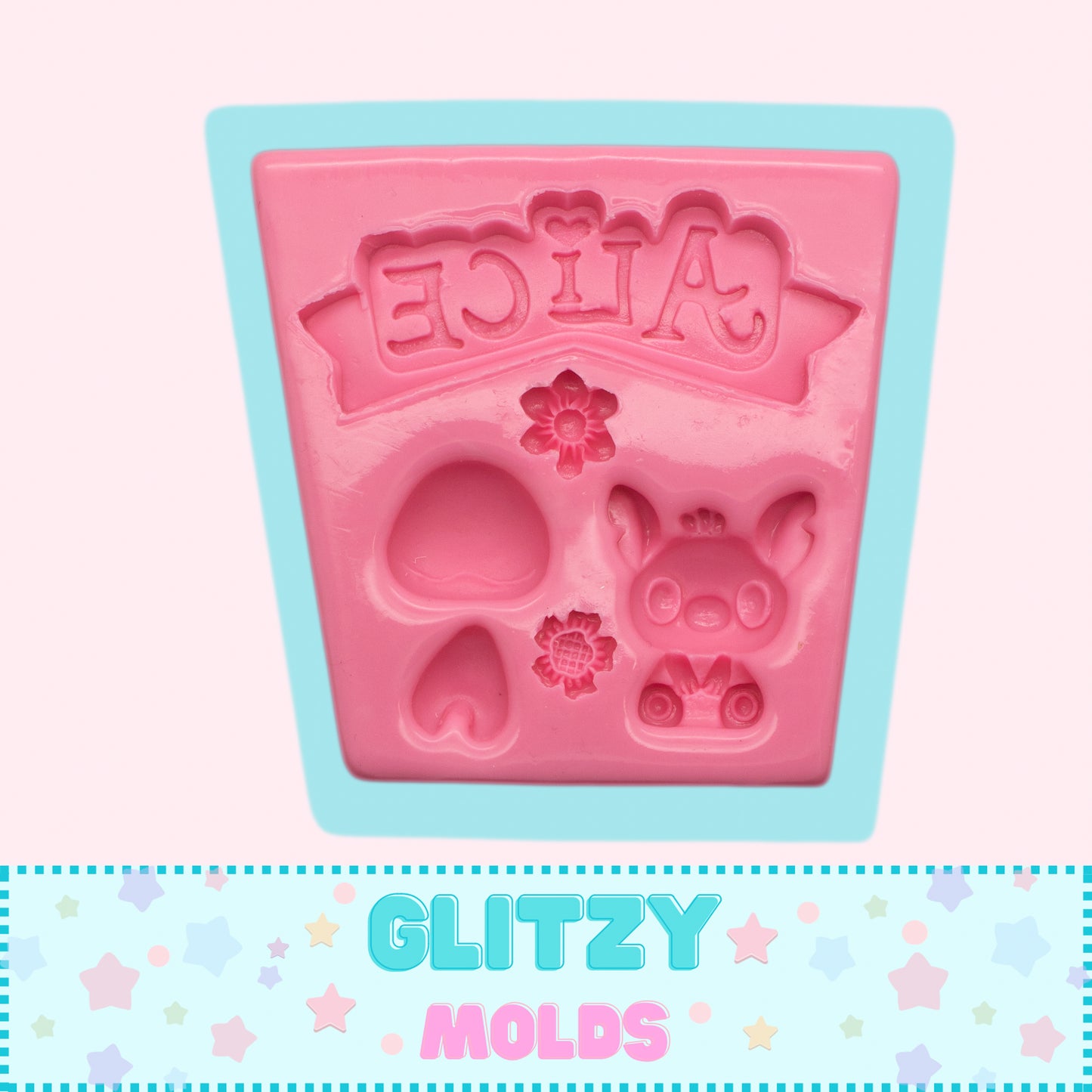 Mini Stitch Mold , Silicone Mold, Molde pequeño Stitch de Mari Garcia MG-C5