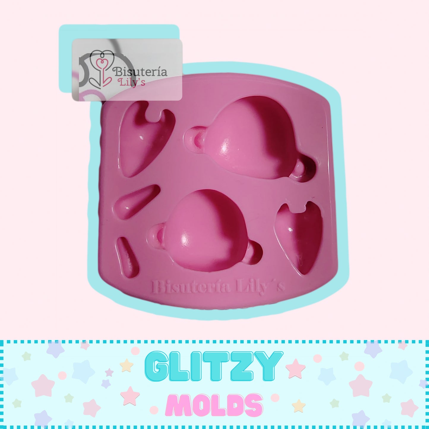 Molde Pequeñines, Mini bebes, Moldes para Porcelana Fría, Moldes de Bisuteria Lily's BL-25-9