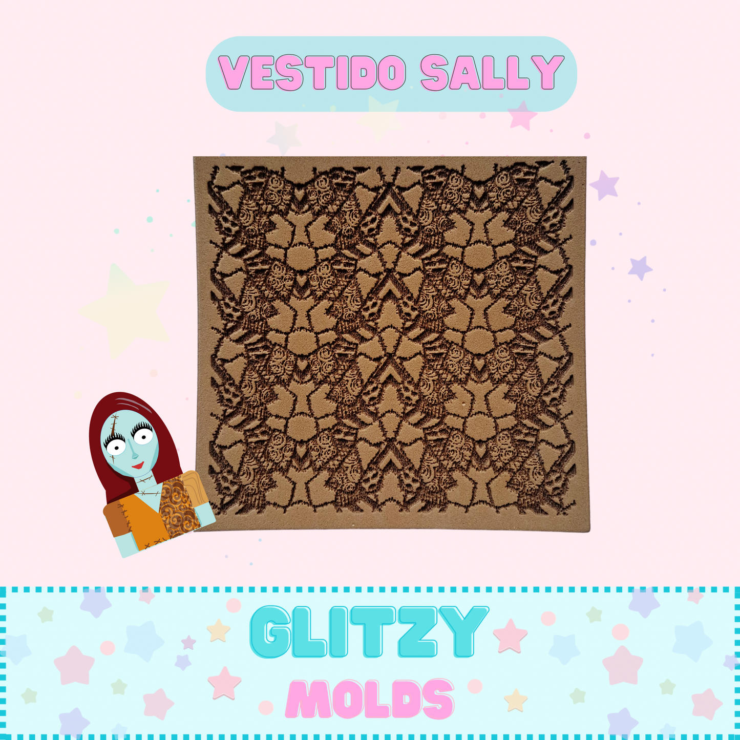 Sally Dress Foam Texture, Clay Texture Mat Sally1