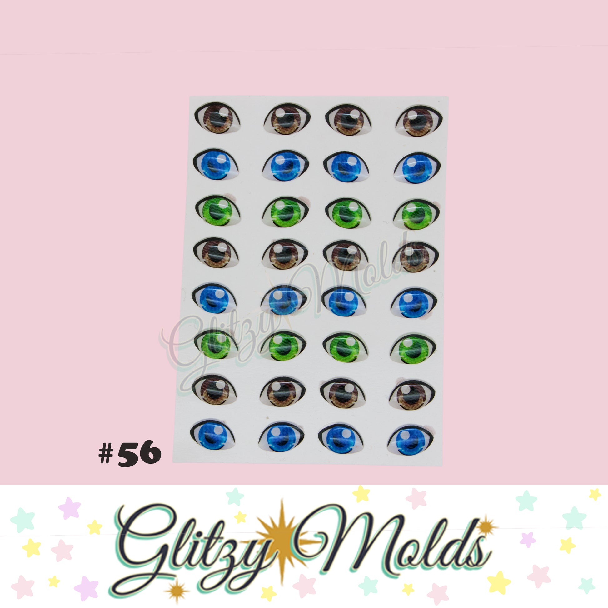 3D Eye Stickers, 3D Resin Eyes, Ojos Resinados 3D, Ojitos Auto