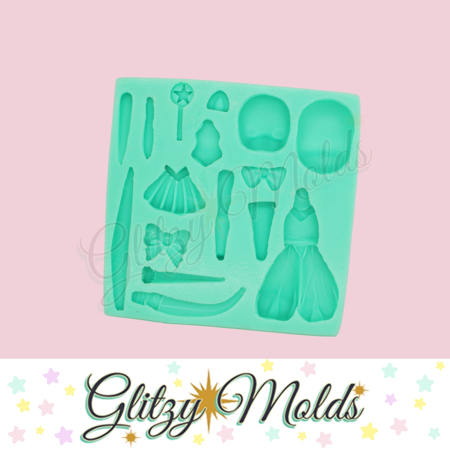 Anime Dolls, Silicone Mold, Molde de Muñequitas Anime, Molde de Silicon GM-4.4