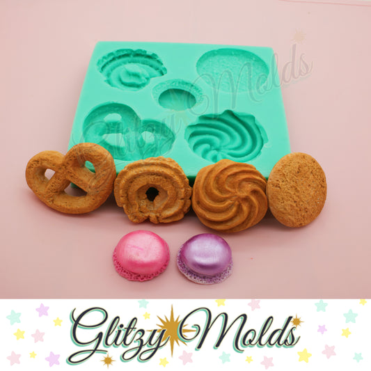 Butter Cookies, Silicone Mold, Molde de Galletitas, Molde de Silicon GM-4.3-M35