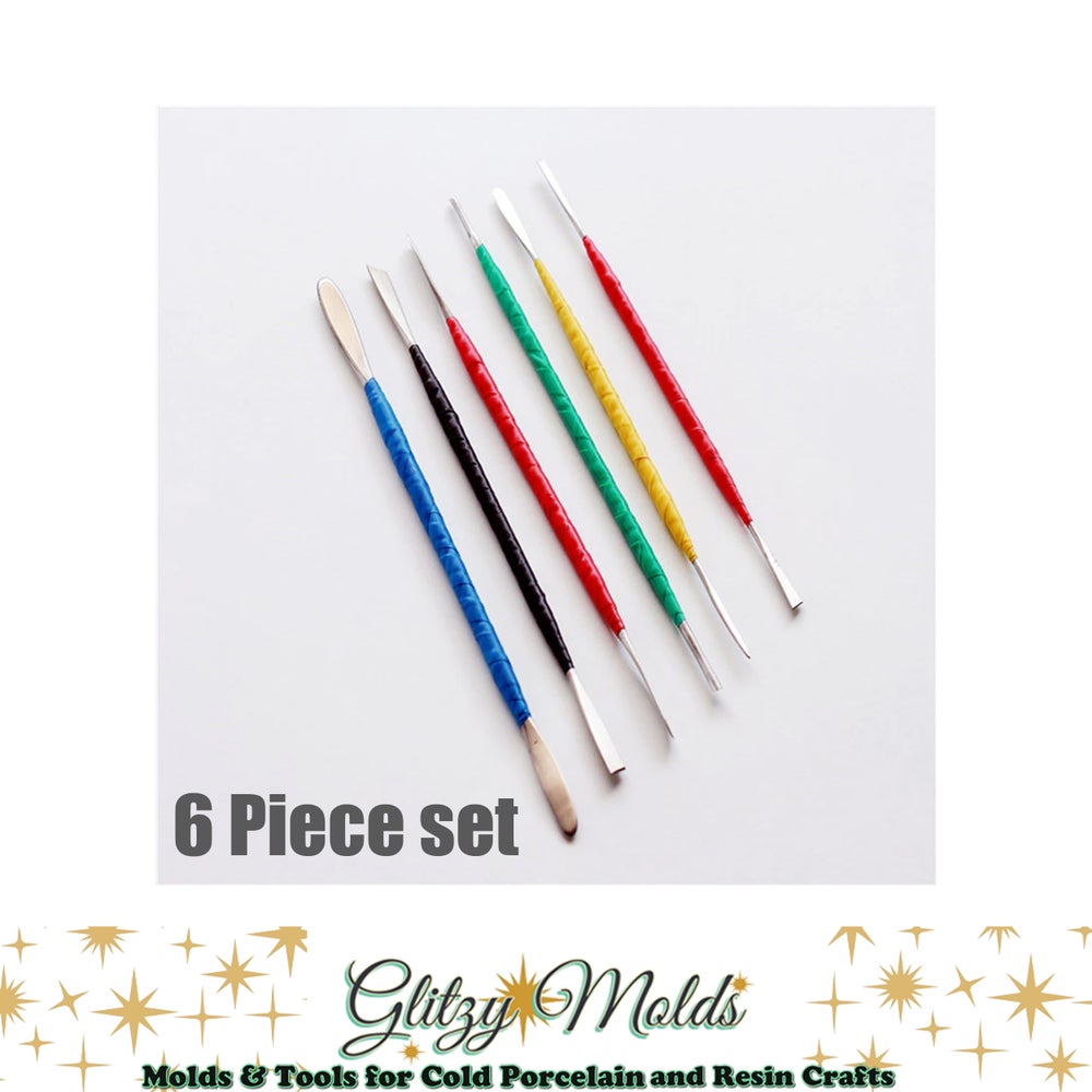 Clay Sculpting Tools, Steel Tool Set, Set of 6 pieces