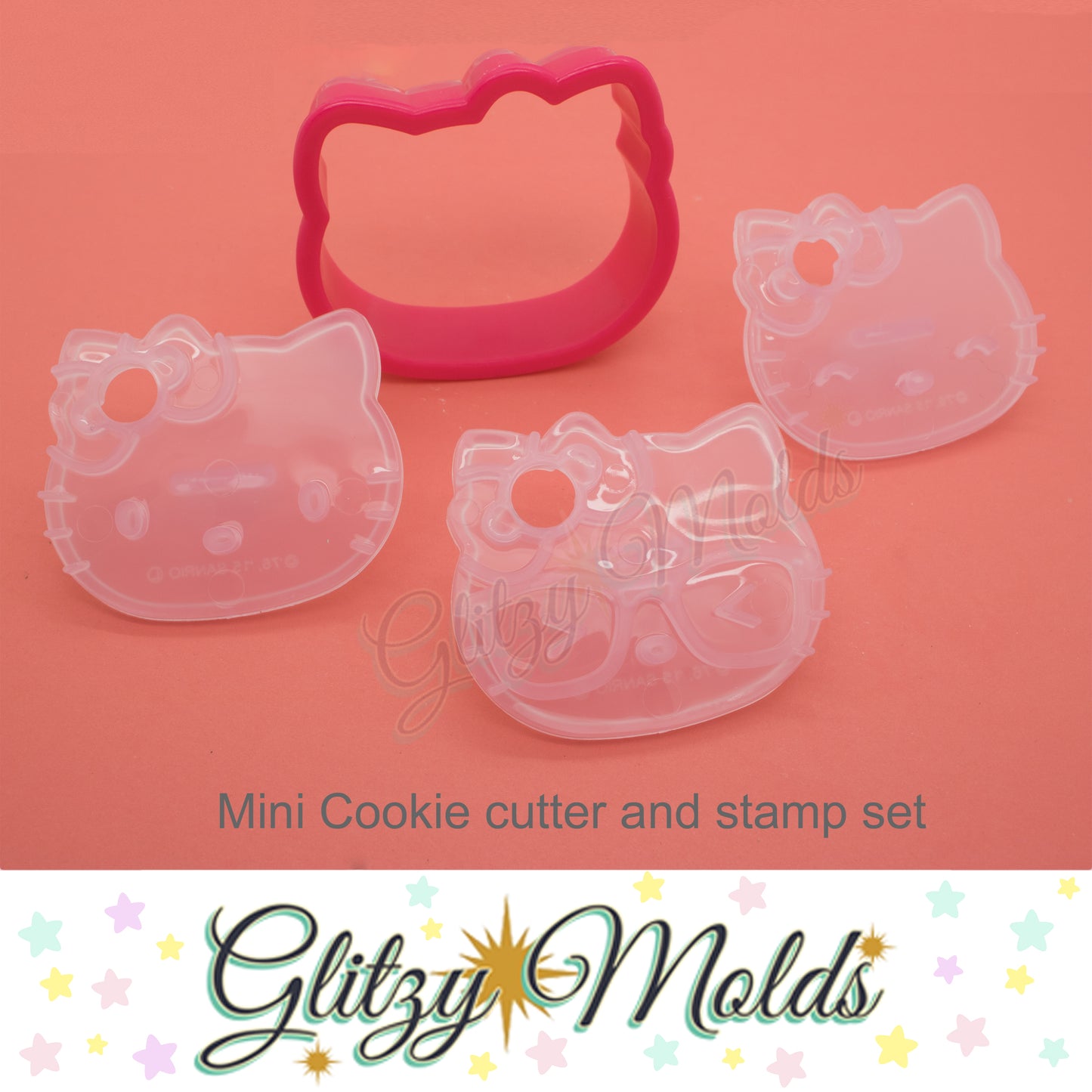 Cat Cookie Cutter and Stamp Set, Mini Clay Cutter, Cookie Cutter,  Push Cutter, Fondant Cutter, Cortadores