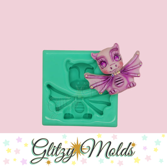 Mini Dragon Silicone Mold, Molde de Mini Dragon, Silicone Mold, Molde de Silicone GM-8-2