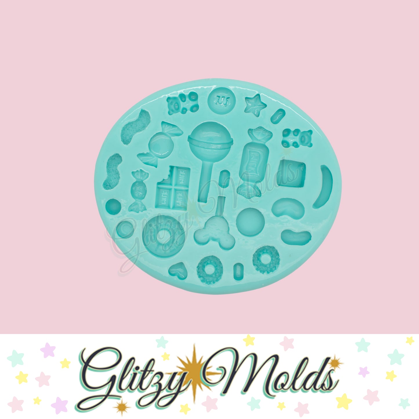 Candy themed Silicone Mold, Moldes de dulces, Molde de Silicone