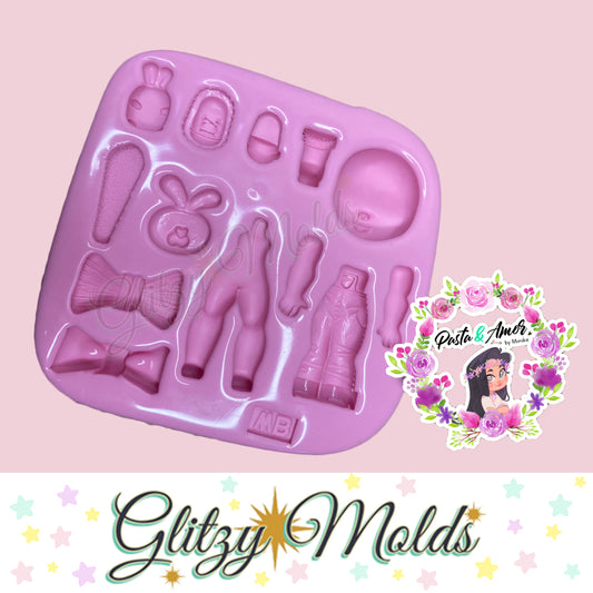 Glitzy Molds ~ Moldes de silicon y herramientas para la porcelana fria