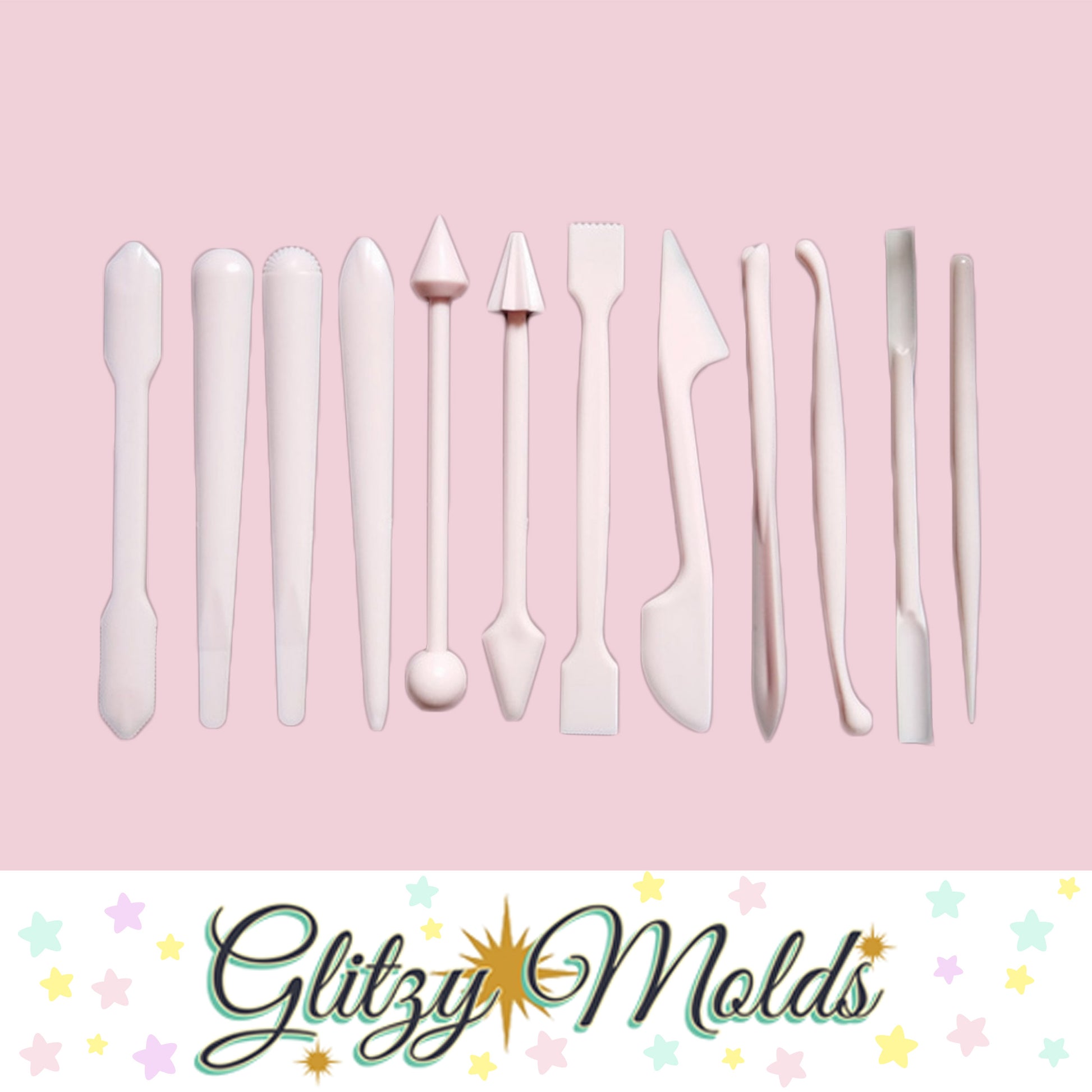 12 pcs Acrylic Modeling Clay Tools