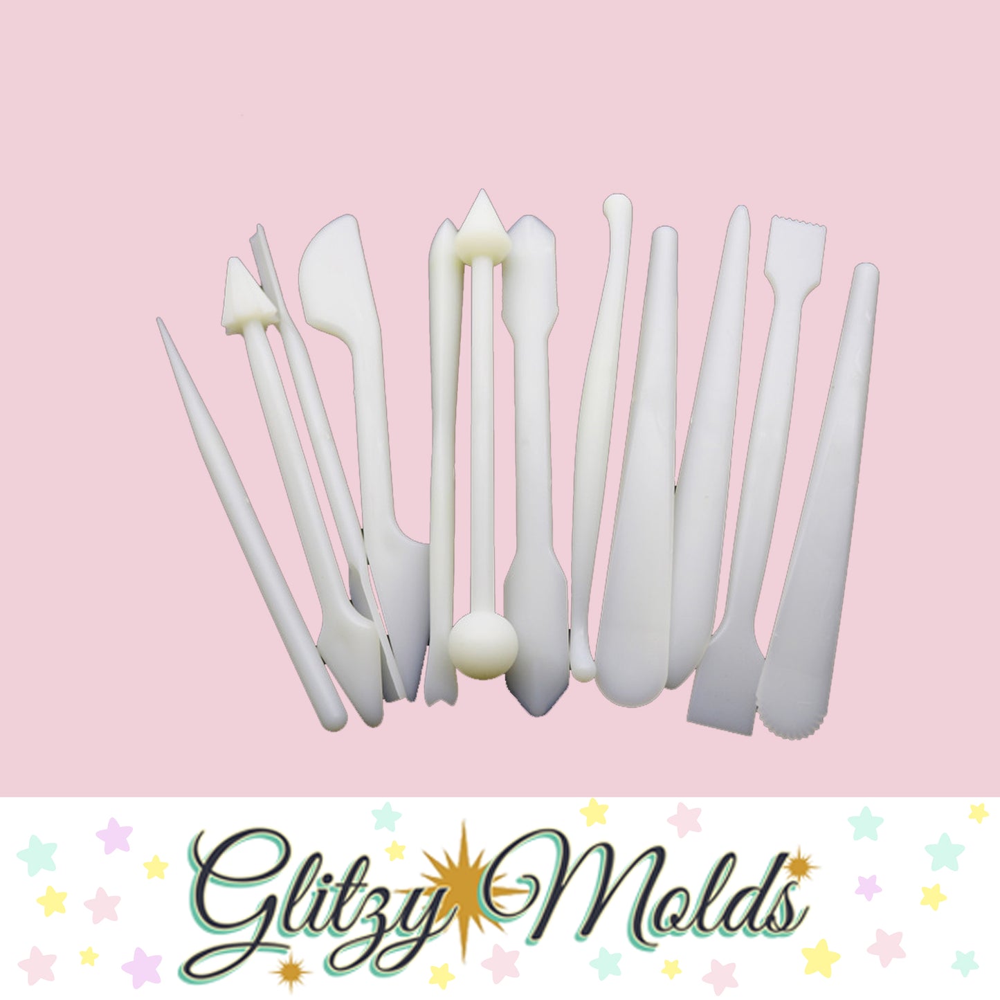 12 pcs Acrylic Modeling Clay Tools