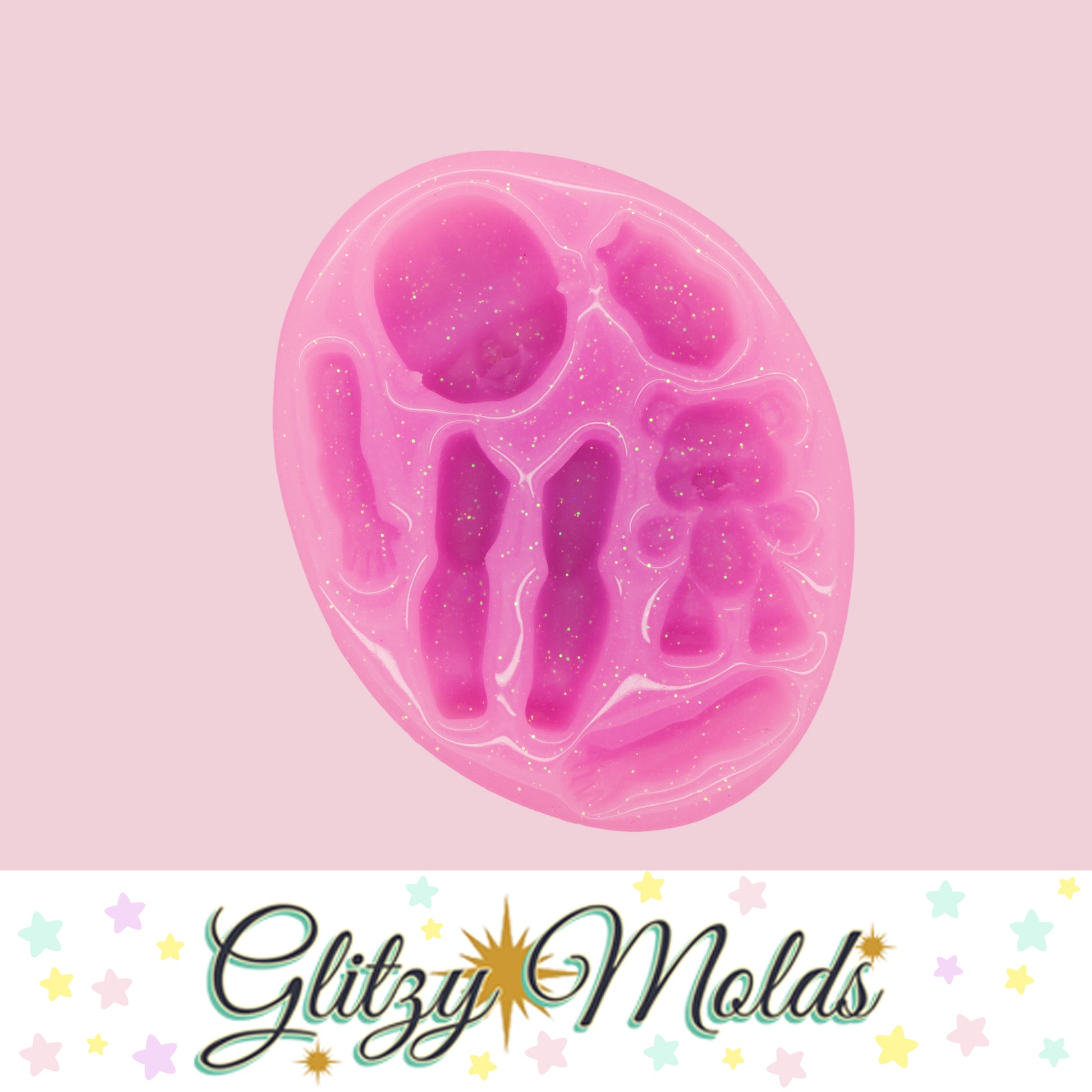 Mini Doll Mold, Doll Silicone Mold, Molds for Cold Porcelain Appliques –  Glitzy Molds