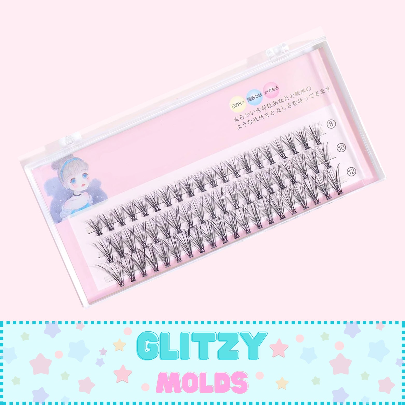 Doll Eyelash Strips, Pestañas falsas para Muñequitas – Glitzy Molds